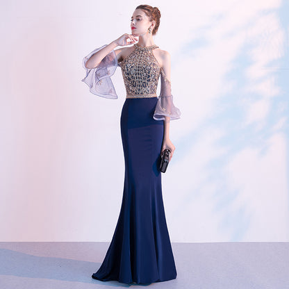 Heavy Industry High Quality Textured Luxury Evening Dress For Women