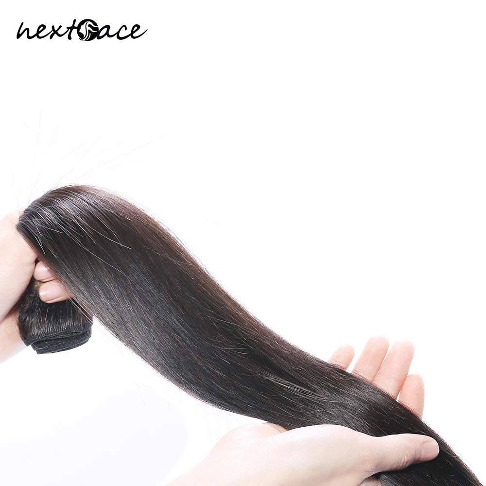 NextFace 10A Grade Peruvian Straight Hair Bundles