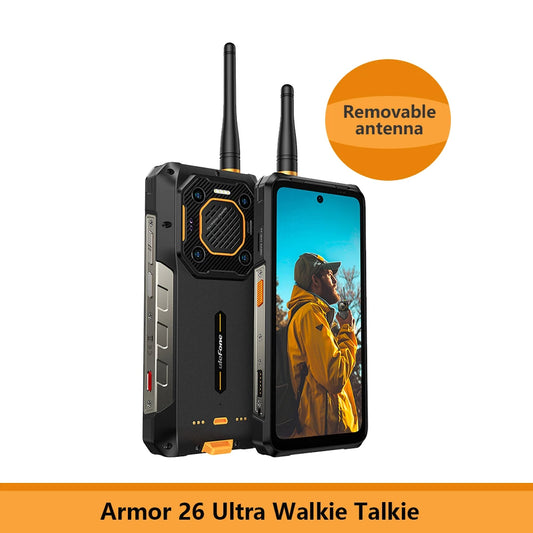 【World Premiere】Ulefone Armor 26 Ultra 5G Rugged Waterproof Smartphone 120W 15600mAh 200MP+64MP Smartphone Up to 24GB+512GB NFC
