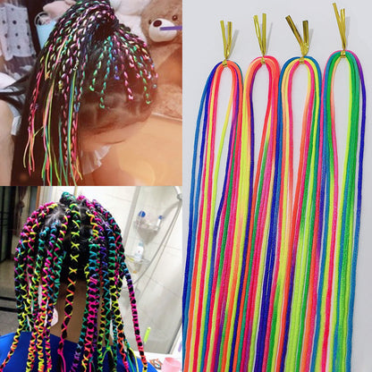 Colorful Ropes For Braiding Hair